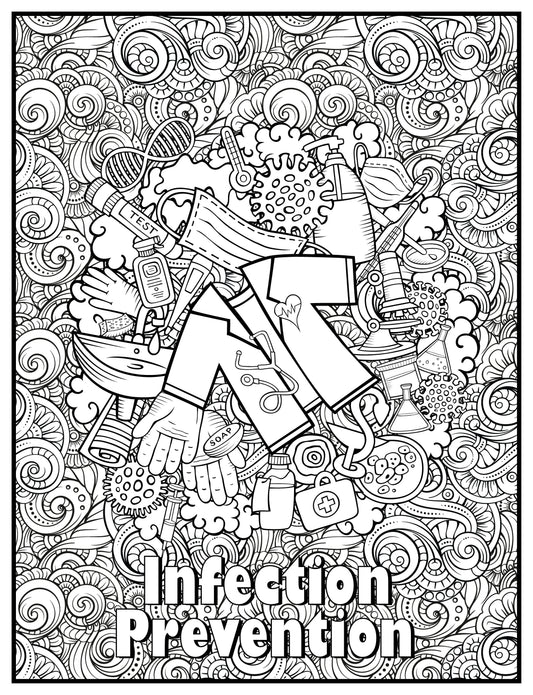 Infection Prevention Personalized Giant Coloring Poster 46"x60"