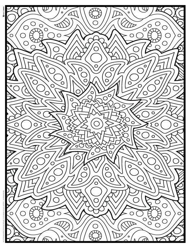 Mindful Mandalas Coloring e-Book