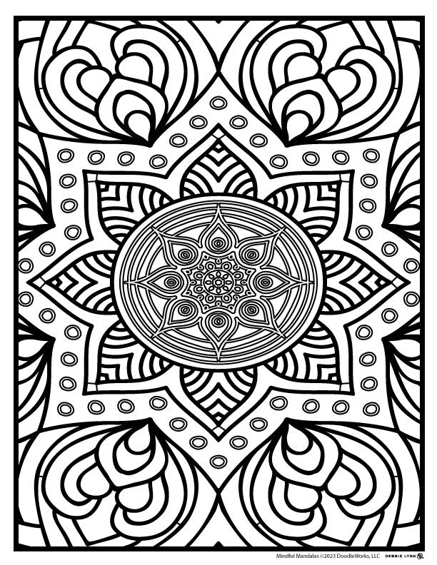 Mindful Mandalas Coloring e-Book