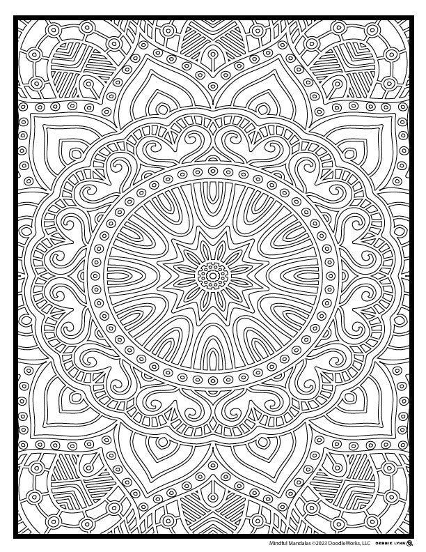 Mindful Mandalas Coloring e-Book