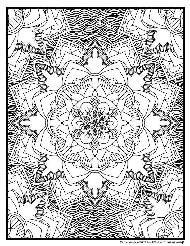 Mindful Mandalas Coloring e-Book