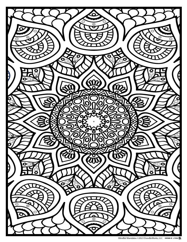 Mindful Mandalas Coloring e-Book