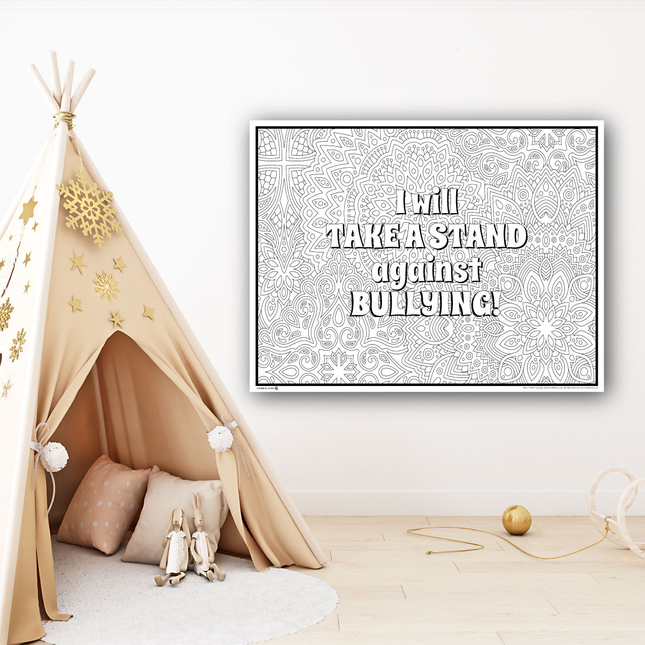 Take a Stand Personalized Giant Coloring Poster 46"x60"