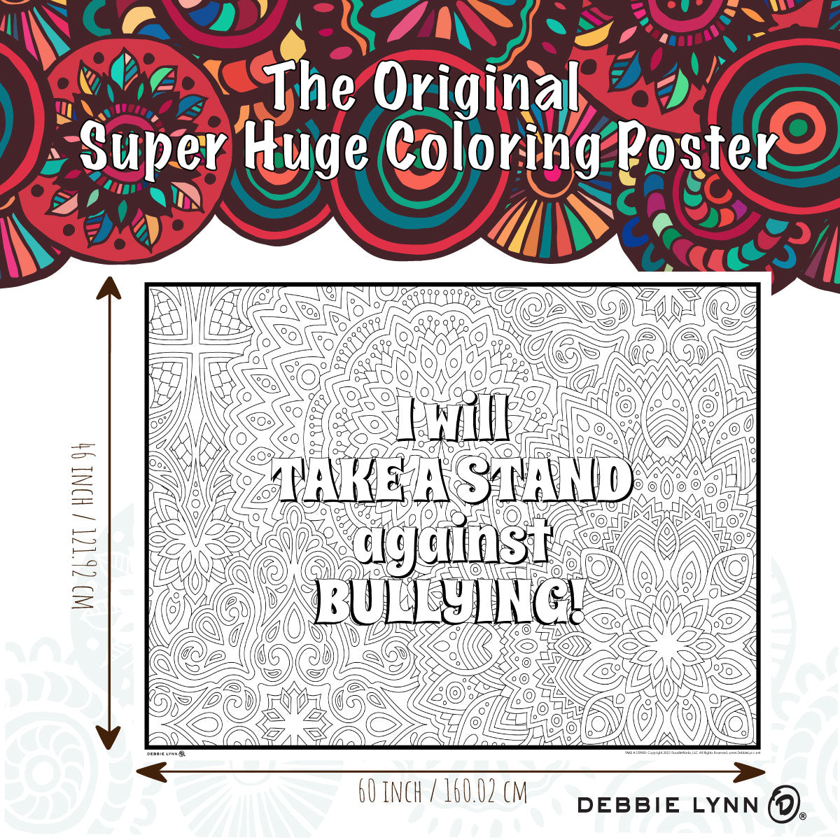 Take a Stand Personalized Giant Coloring Poster 46"x60"