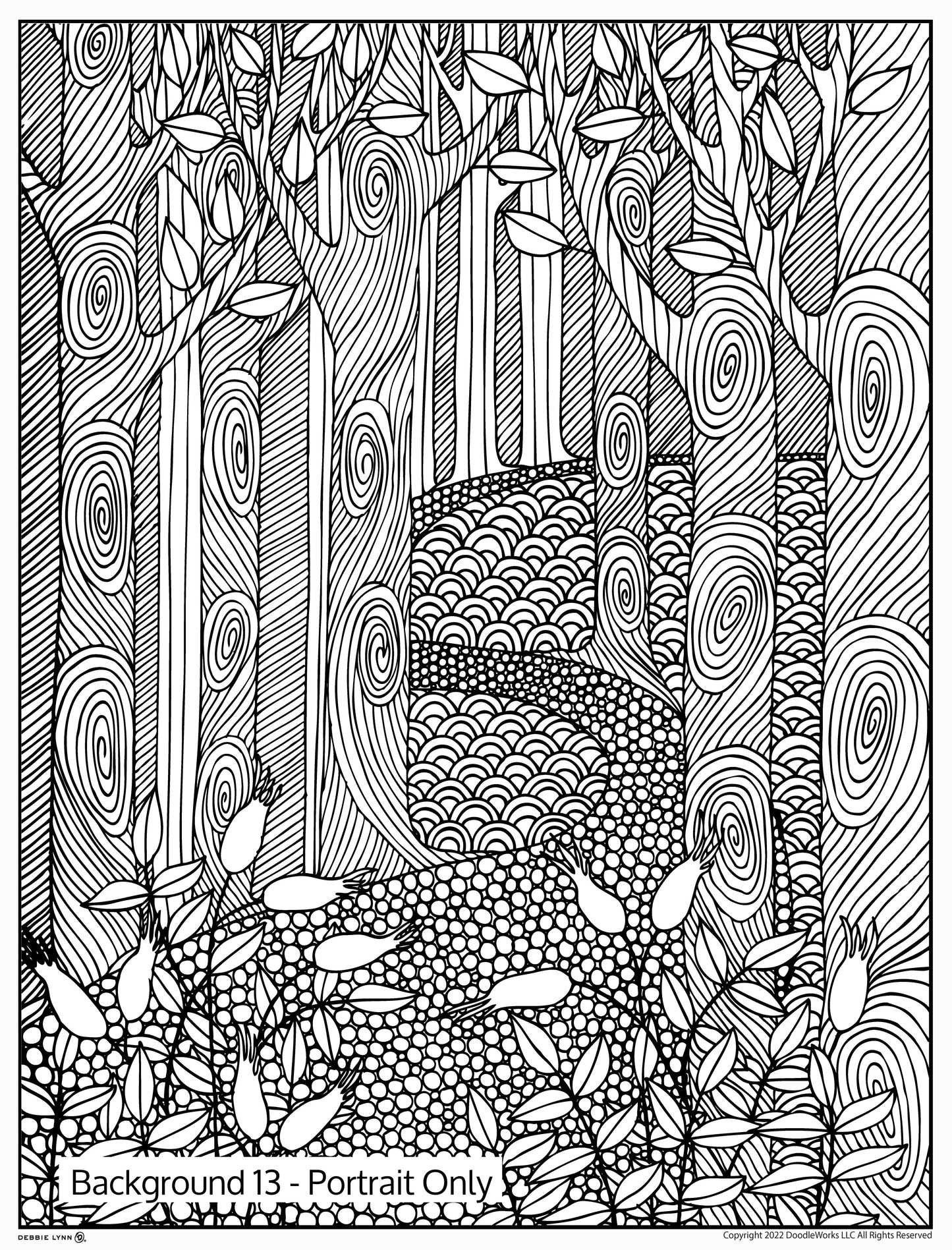 Background 13 Custom Personalized Giant Coloring Poster 46"x60"