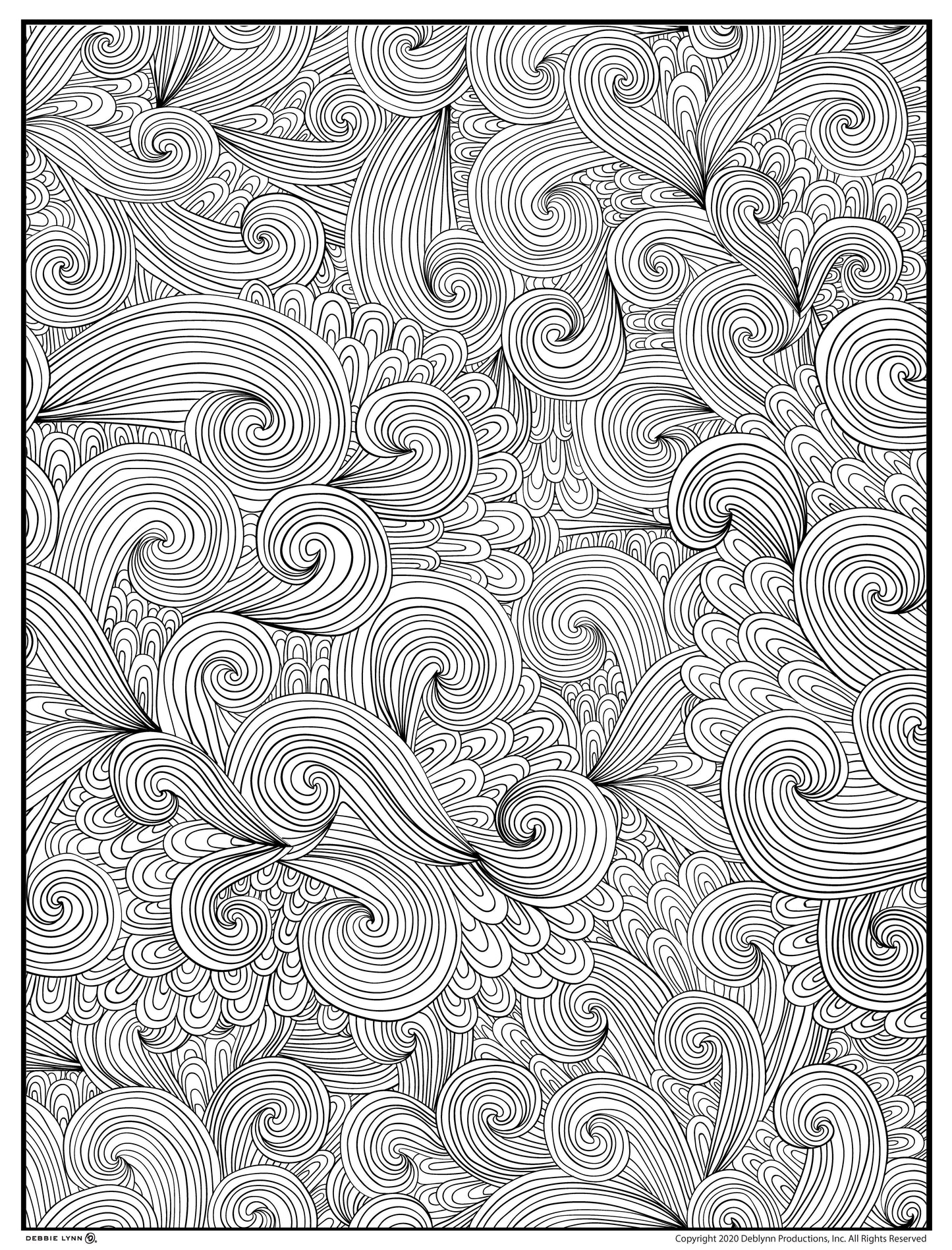 Background 6 Custom Personalized Giant Coloring Poster 46"x60"