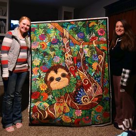 Sloth Personalized Giant Coloring Poster 46"x60"