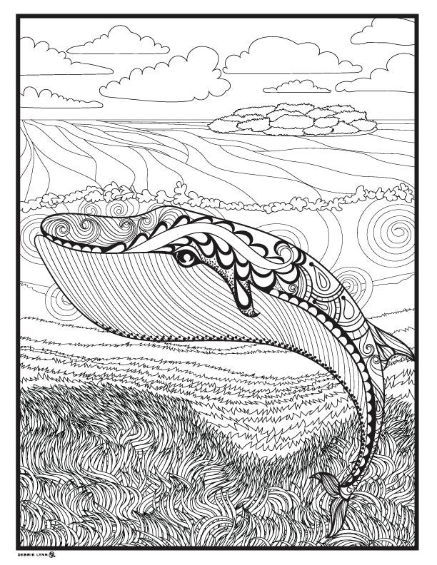 Sea Life Mini Coloring eBook