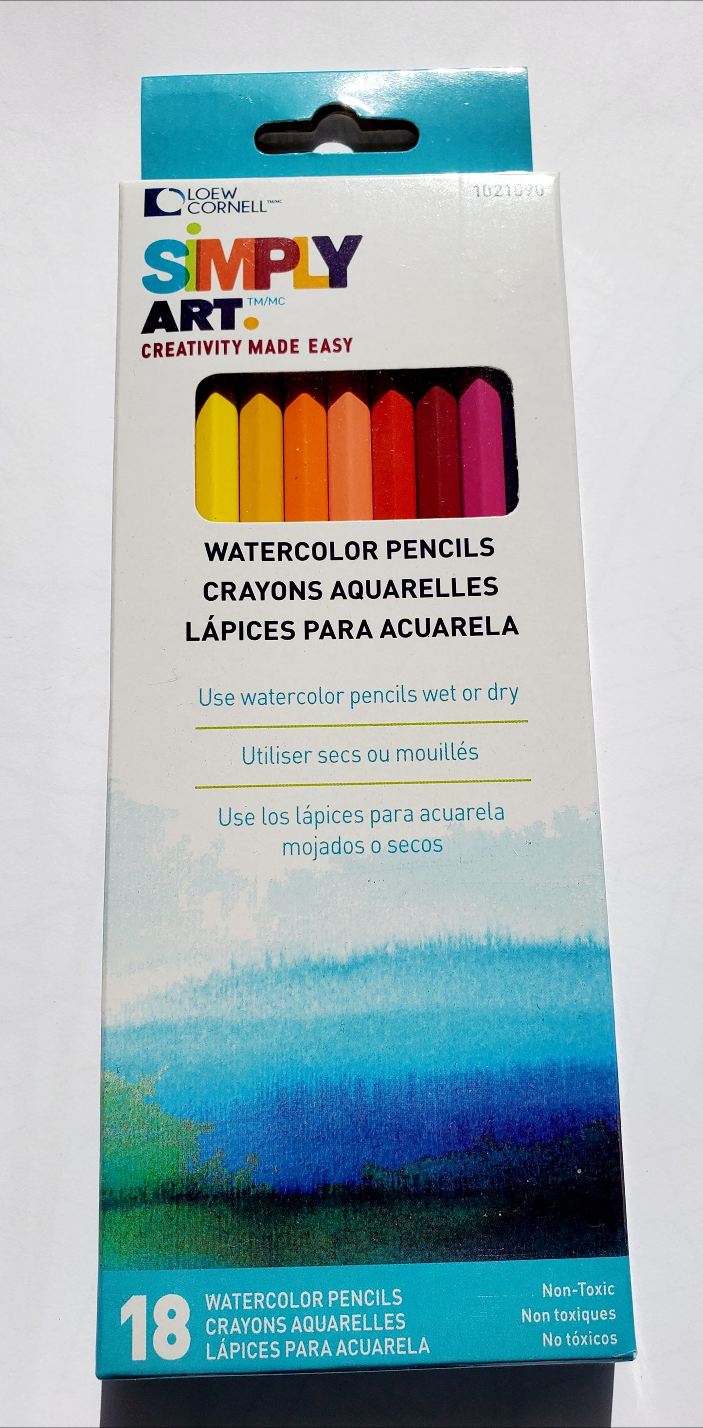 18 WATERCOLOR PENCILS