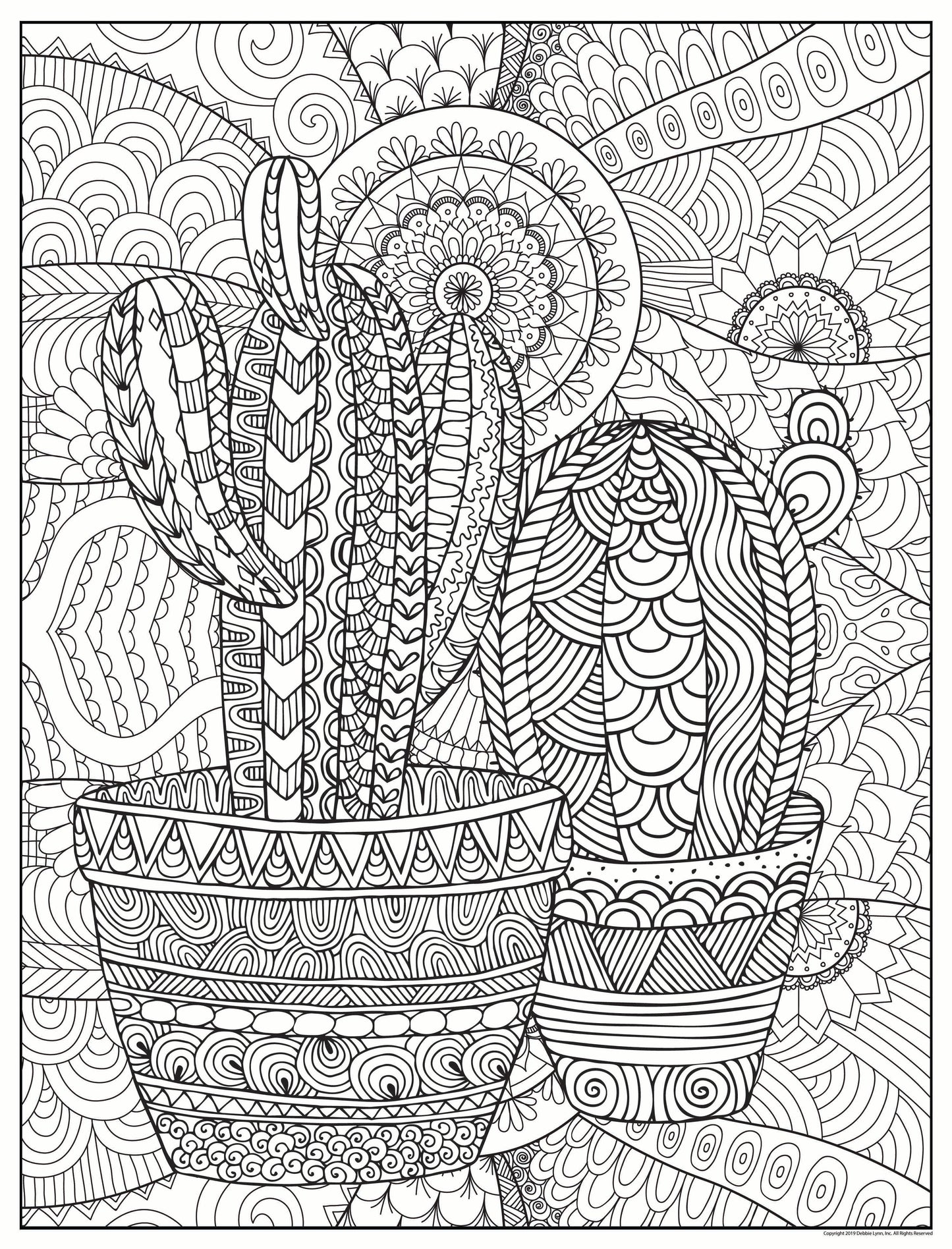 Debbie Lynn Rolled Coloring Posters 24x36 inches | Choose from 40+ Designs