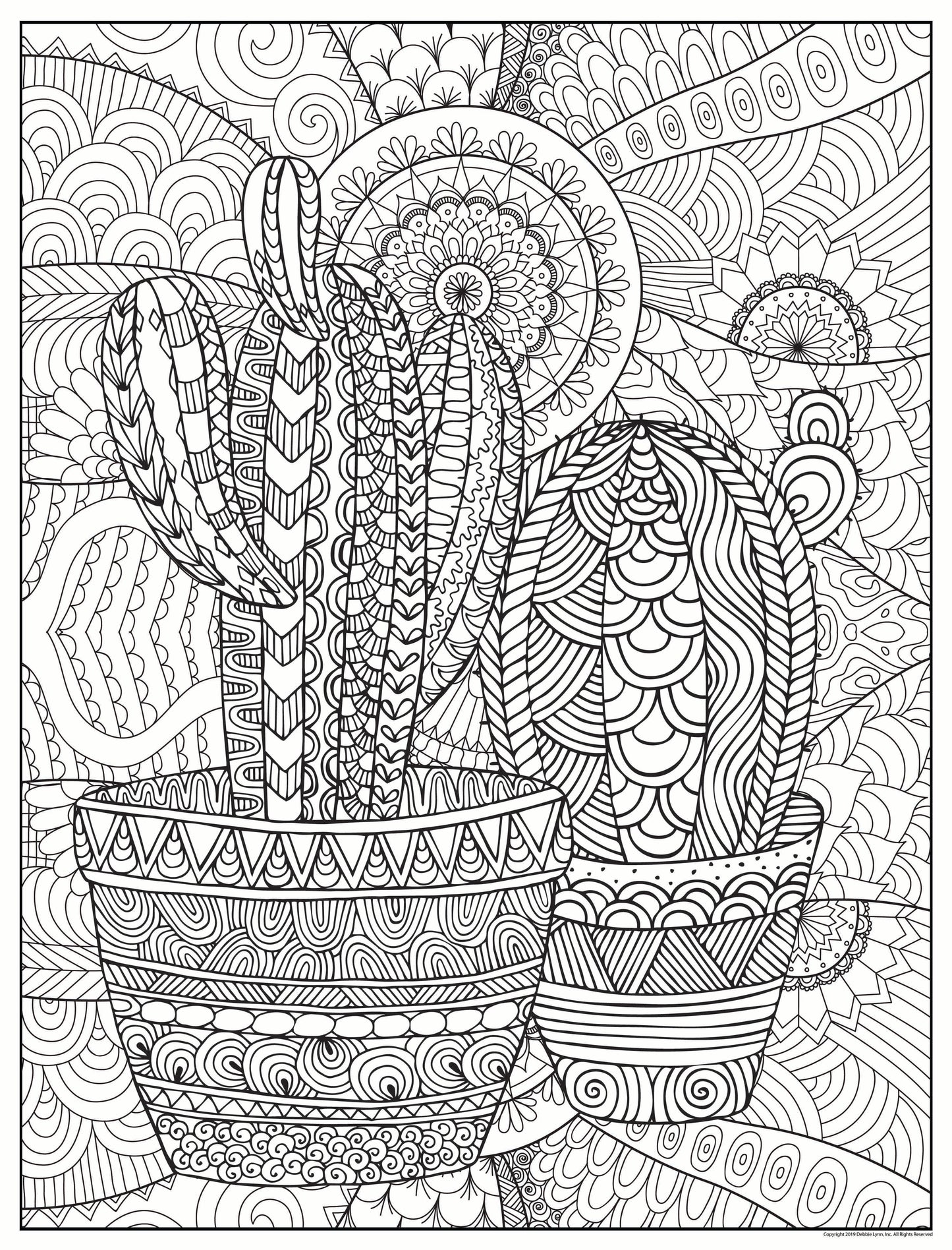 Debbie Lynn Rolled Coloring Posters 18x24 inches | Choose from 30+ Designs