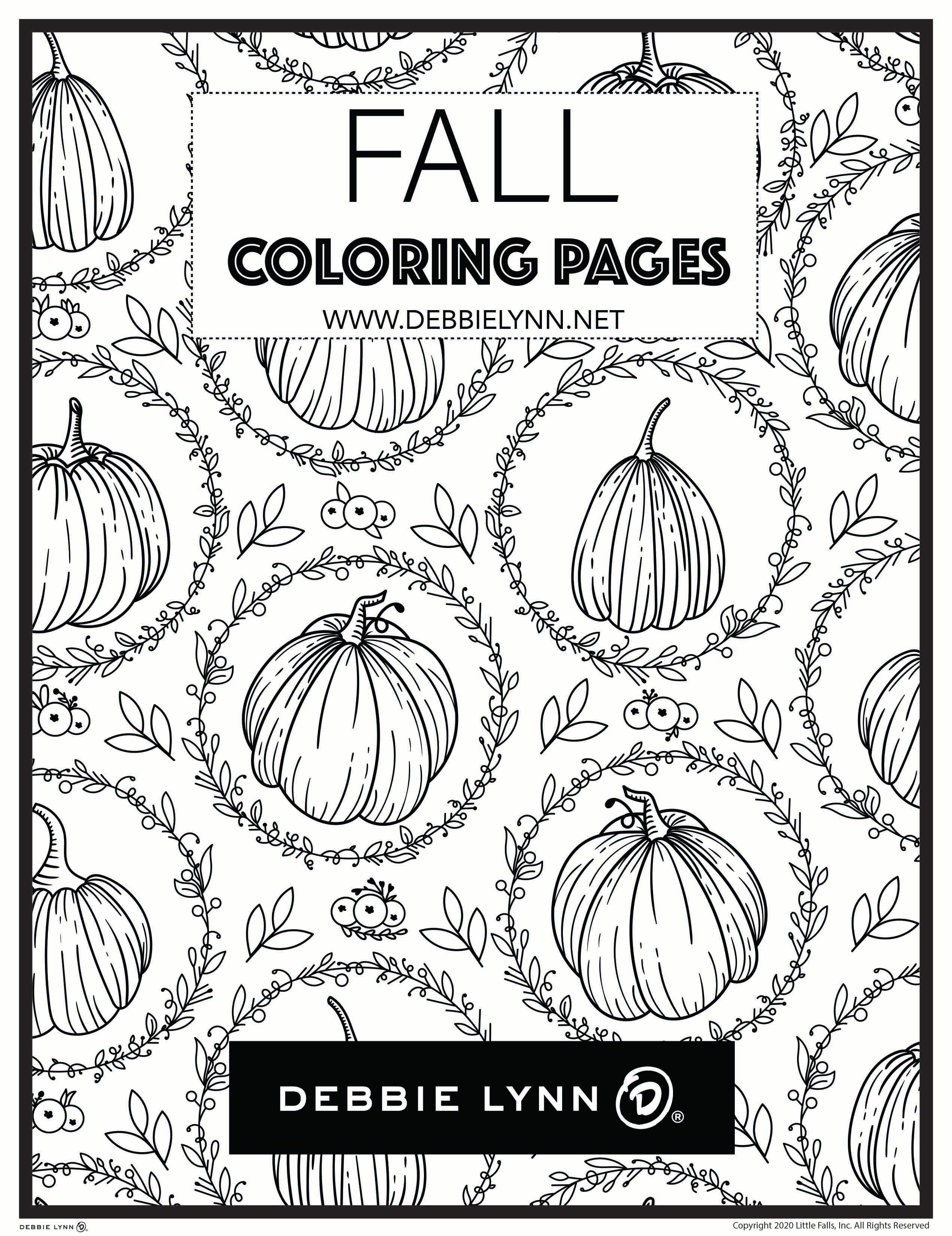 coloring pages for adults fall