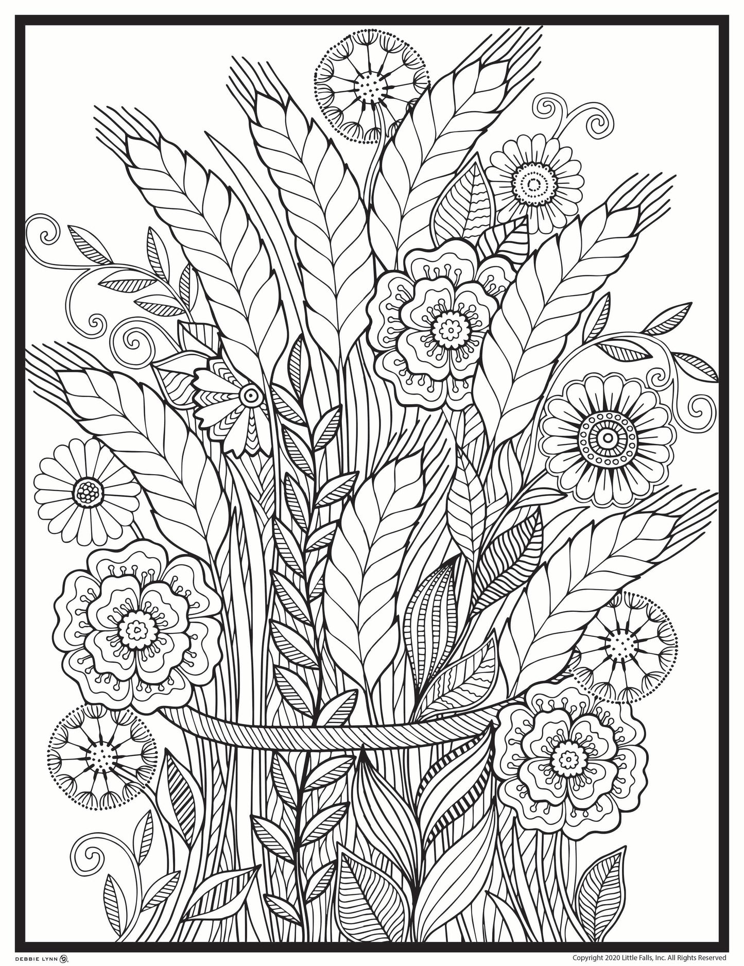 Fall & Halloween Coloring E-Book with 30 Pages