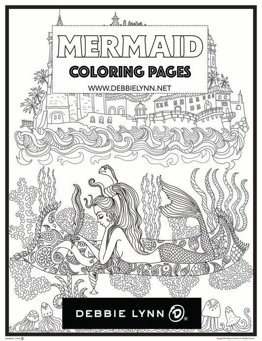 Mermaid Coloring eBook
