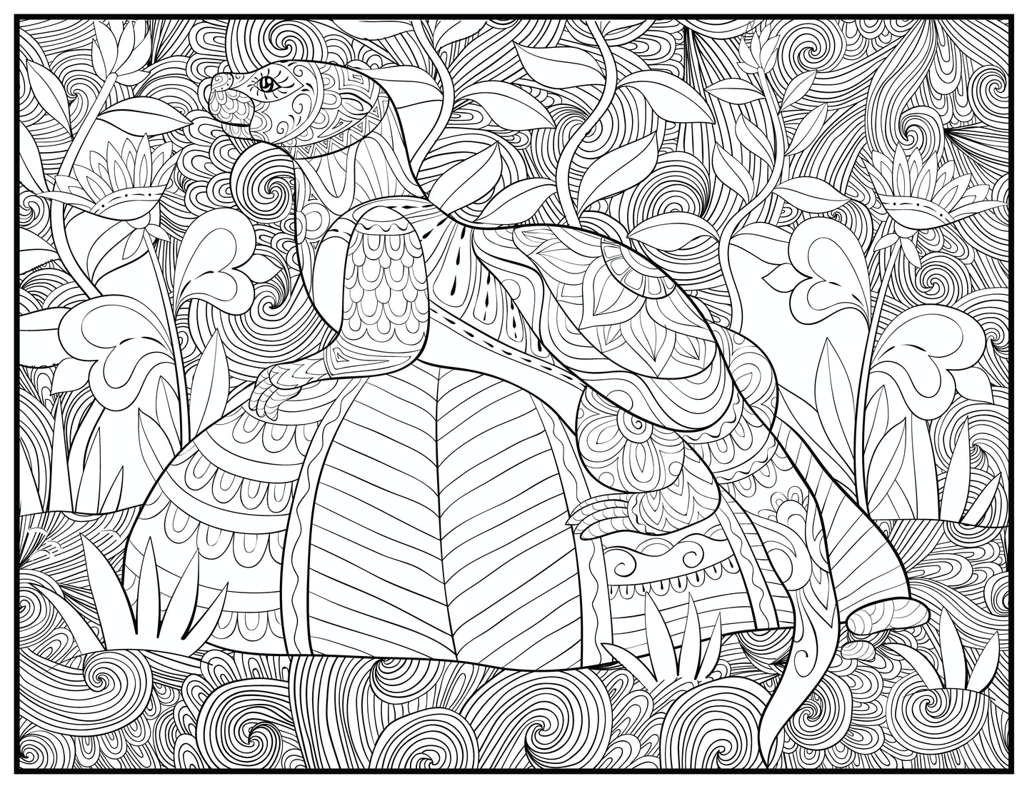 Debbie Lynn Rolled Coloring Posters 24x36 inches | Choose from 40+ Designs