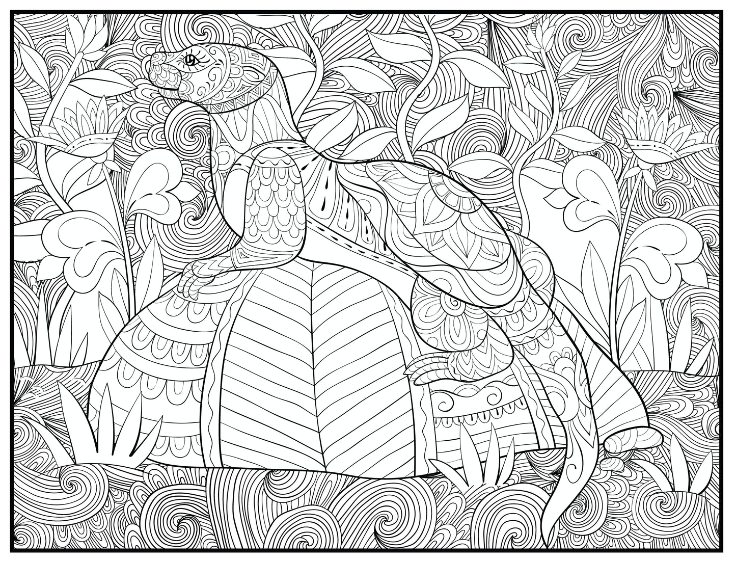 Debbie Lynn Rolled Coloring Posters 18x24 inches | Choose from 30+ Designs