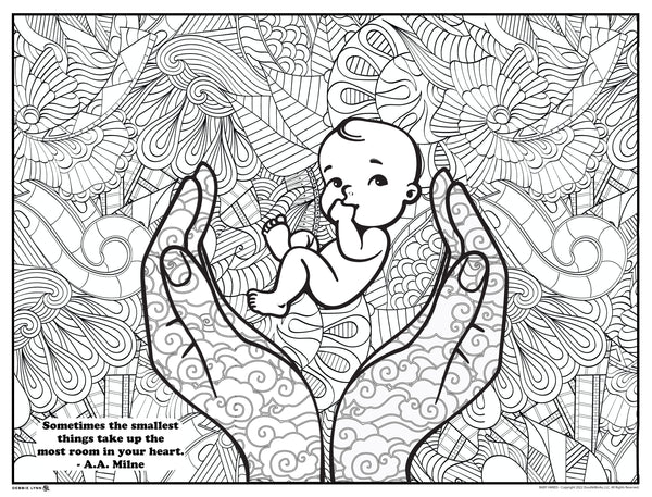 Helping Hands Community Personalized Giant Coloring Poster 48x63