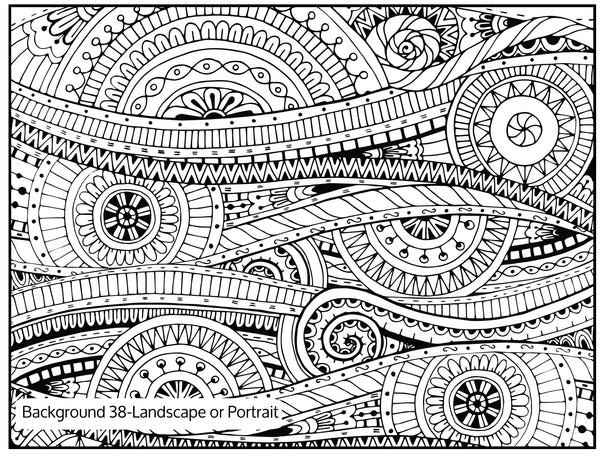 Custom Background Create Your Own Coloring Poster – Debbie Lynn