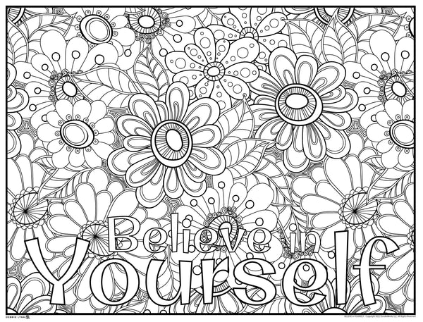 Custom Background Create Your Own Coloring Poster – Debbie Lynn