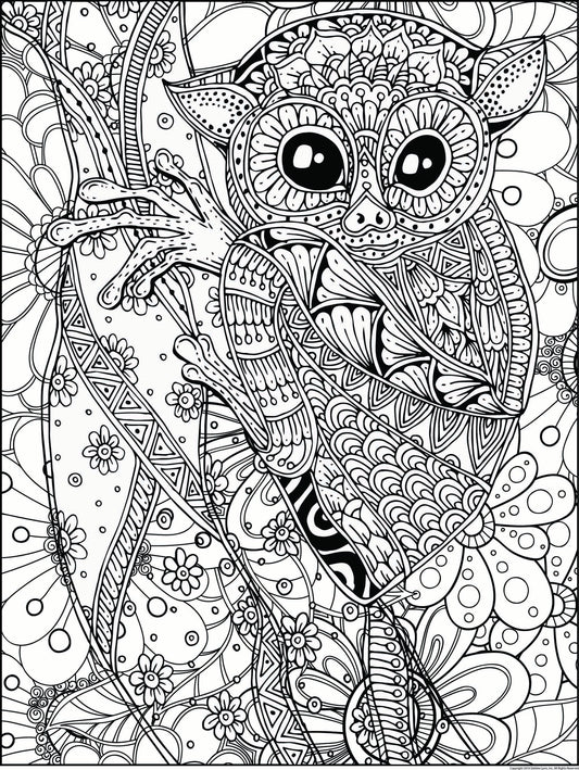 Lemur Personalized Giant Coloring Poster  46"x60"