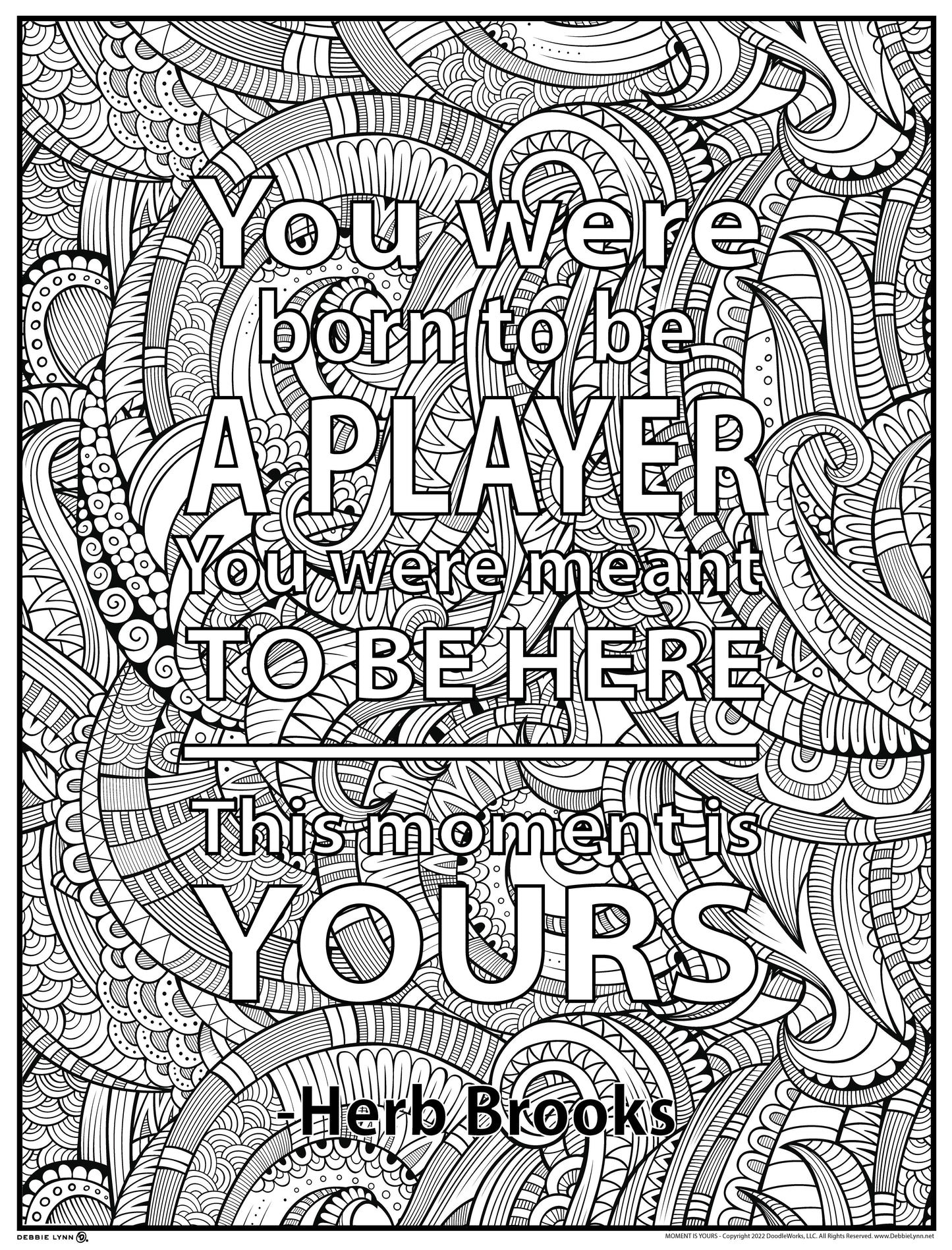 Dream Big Personalized Giant Coloring Poster 48x63