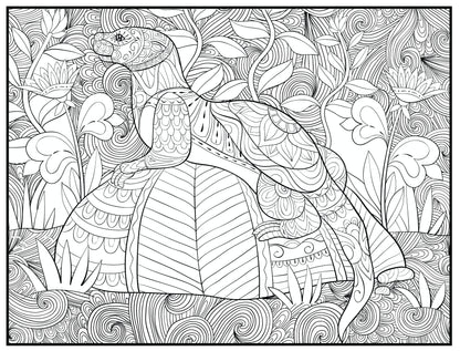 Otter Personalized Giant Coloring Poster 46"x60"