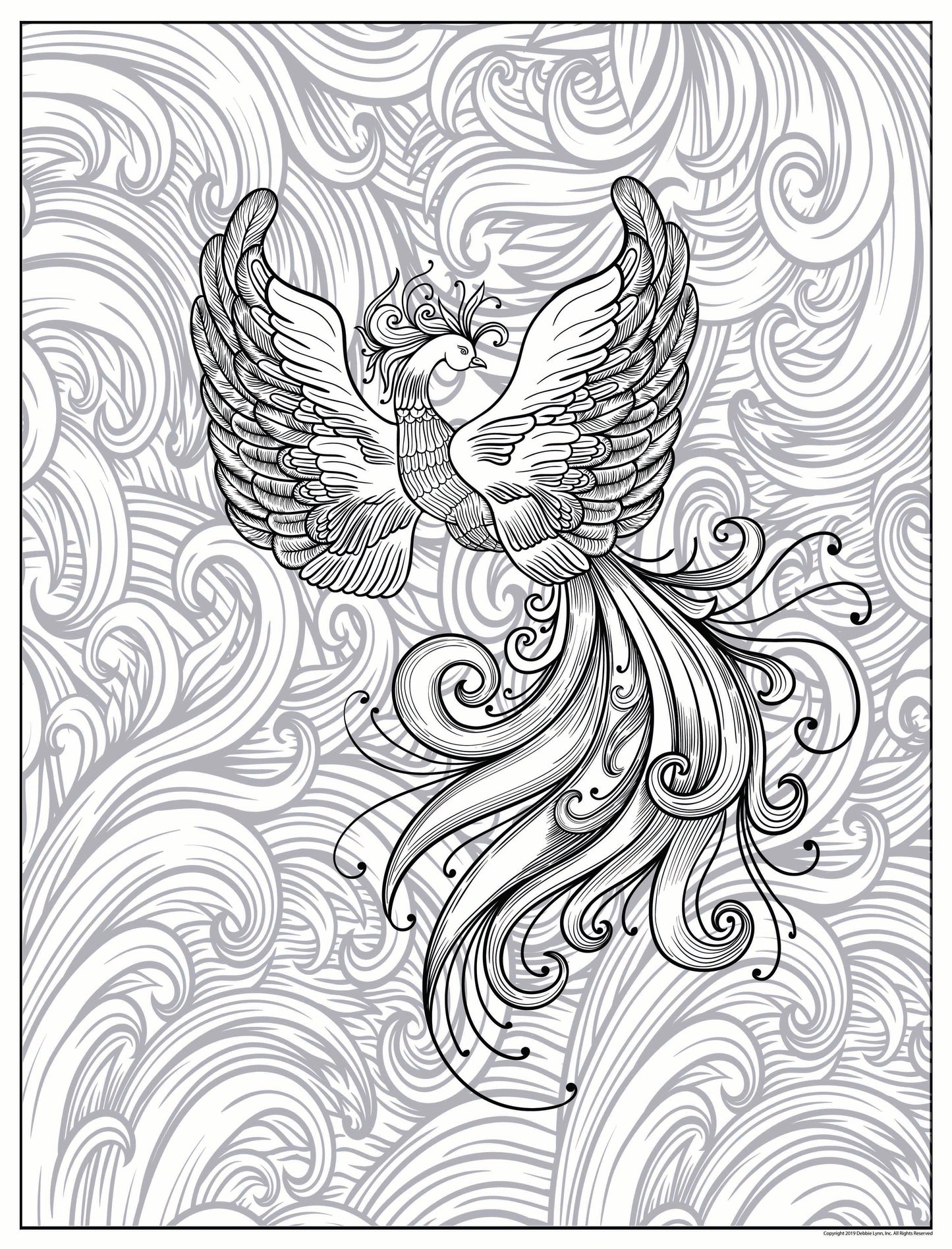 Phoenix Personalized Giant Coloring Poster 46"x60"