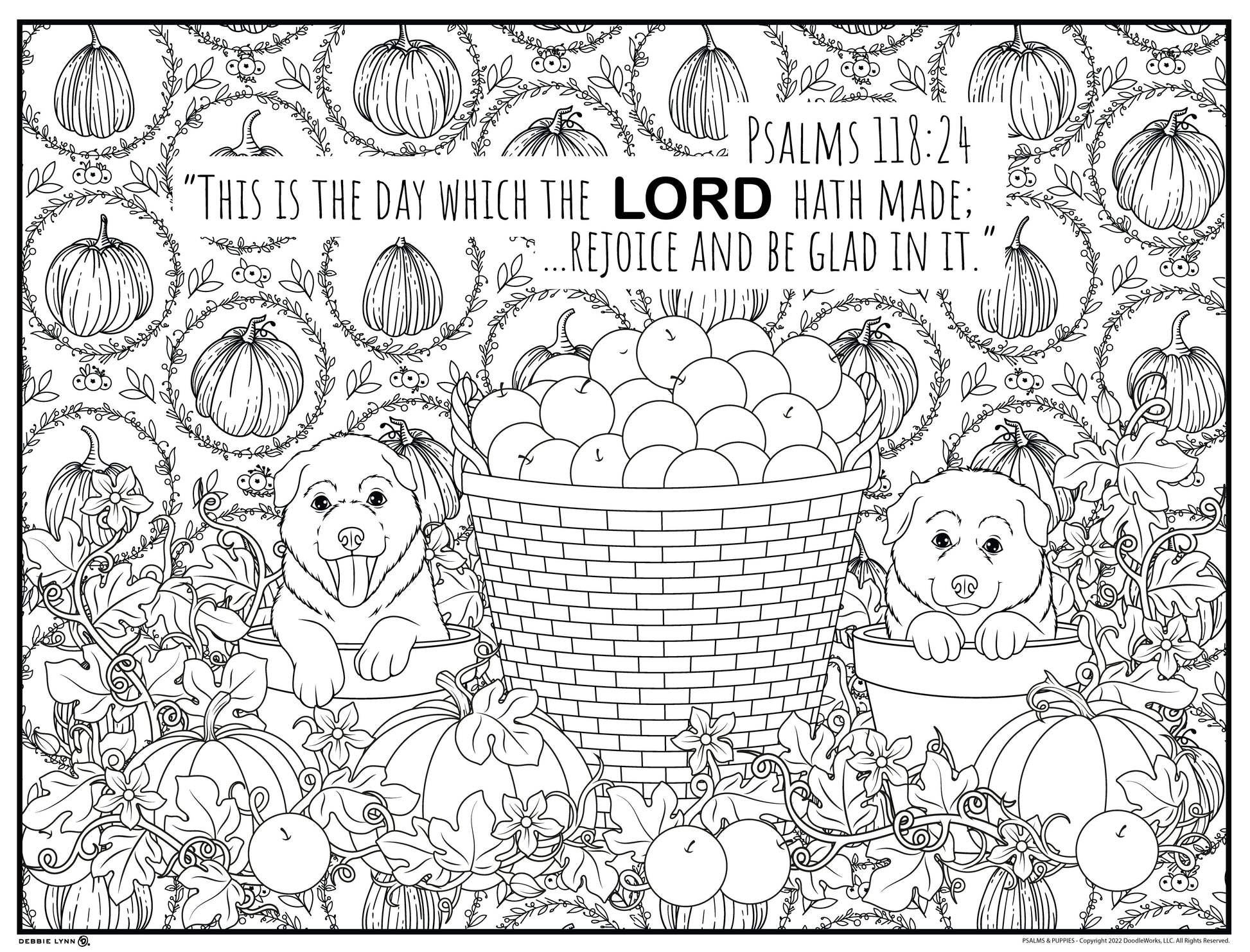 Giant Number 24 Coloring Page