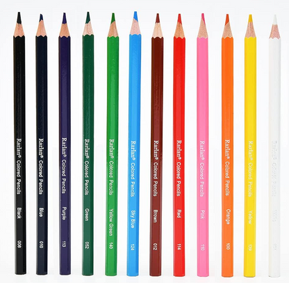 12 Pre-sharpened Color Pencil Pack