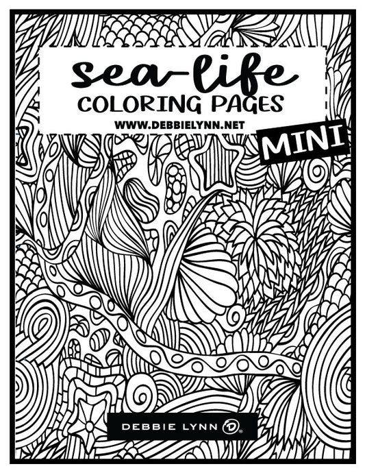 Sea Life Mini Coloring eBook