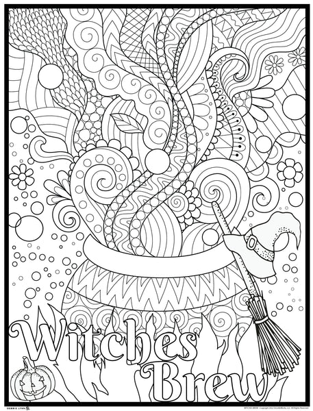 Halloween Coloring Posters