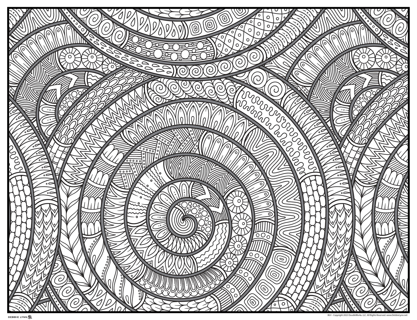 Background 1 Custom Personalized Giant Coloring Poster 46"x60"