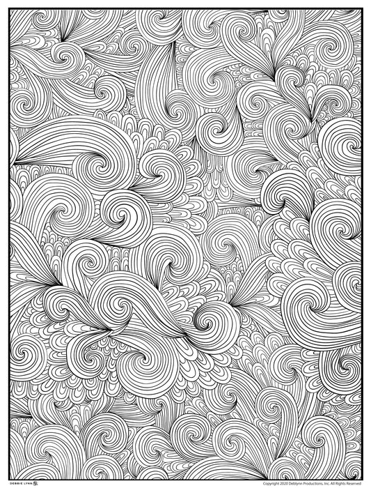 Background 6 Custom Personalized Giant Coloring Poster 46"x60"