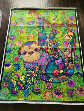 Sloth Personalized Giant Coloring Poster 46"x60"