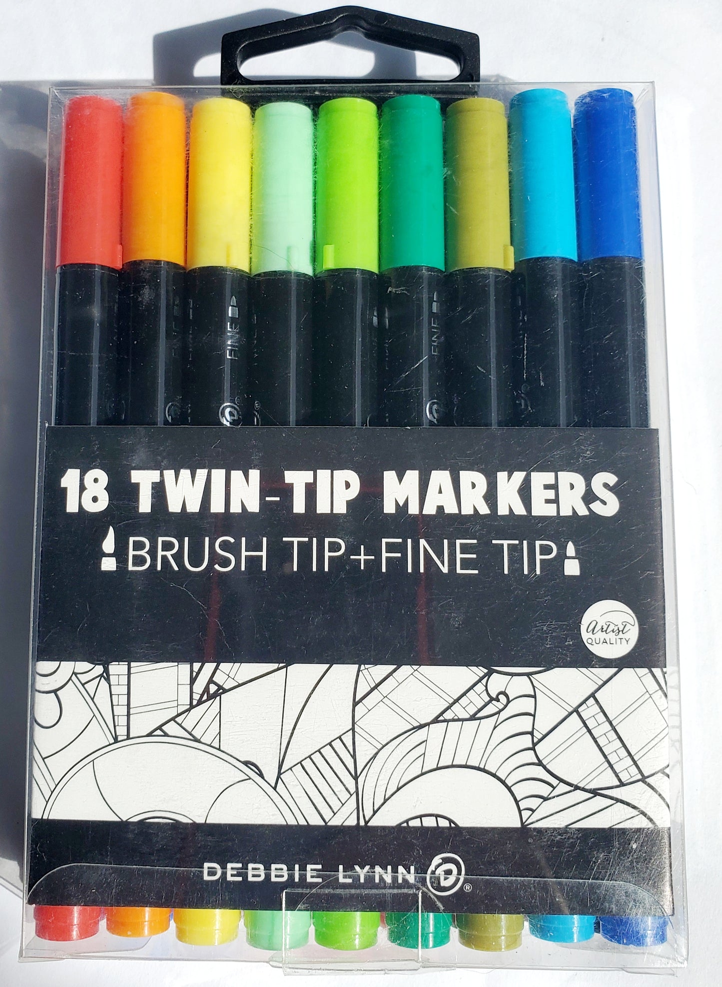 18CT DOUBLE-TIP MARKERS