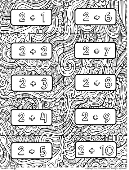 Downloadable Doodle FLASH CARDS (+,-,x,÷)