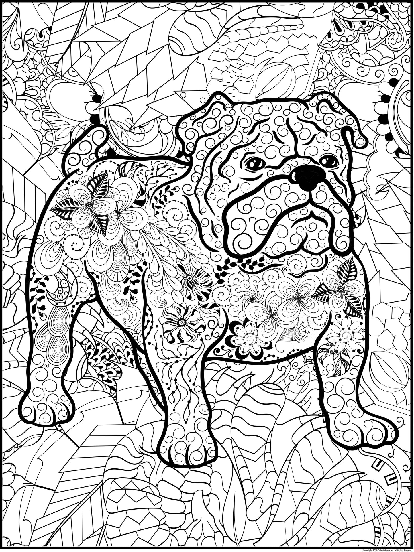 Debbie Lynn Rolled Coloring Posters 36x48 inches  | Choose from 30 Designs