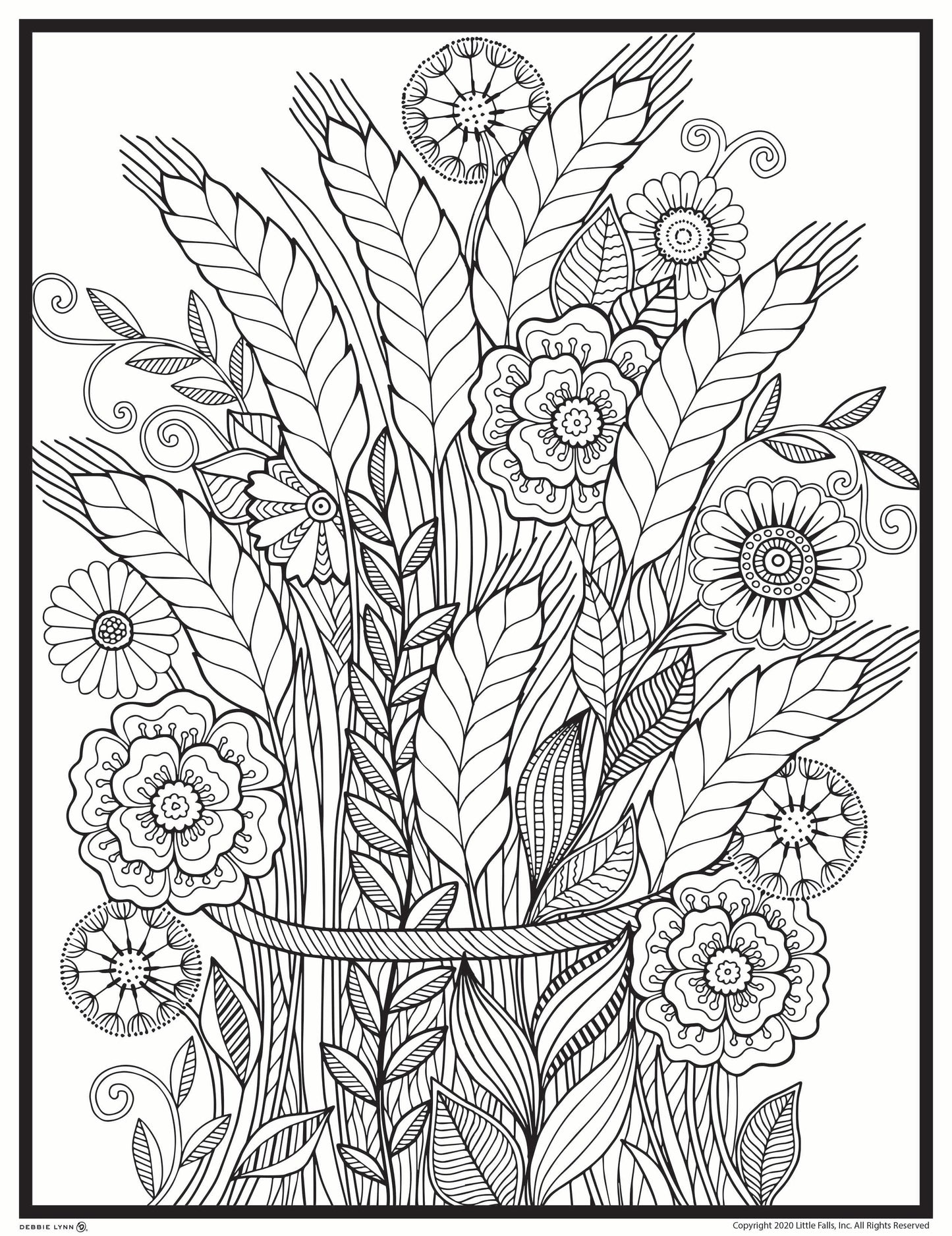 FALL COLORING EBOOK 30 PAGES