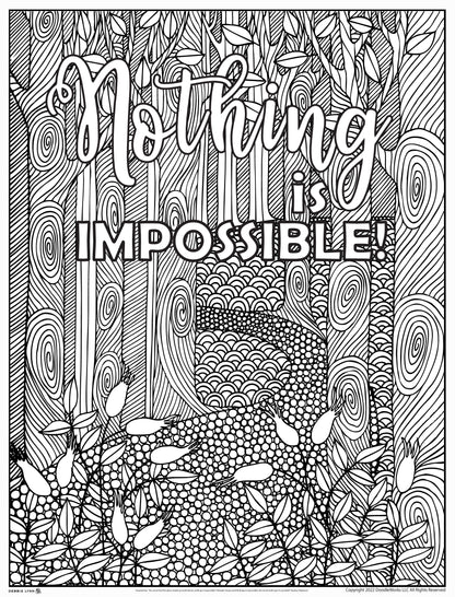 Debbie Lynn Rolled Coloring Posters 24x36 inches  | Choose from 30 Designs