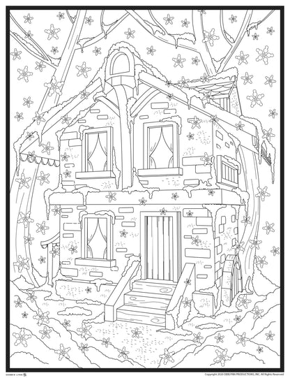WINTER COLORING EBOOK (30 DOWNLOADABLE PAGES)