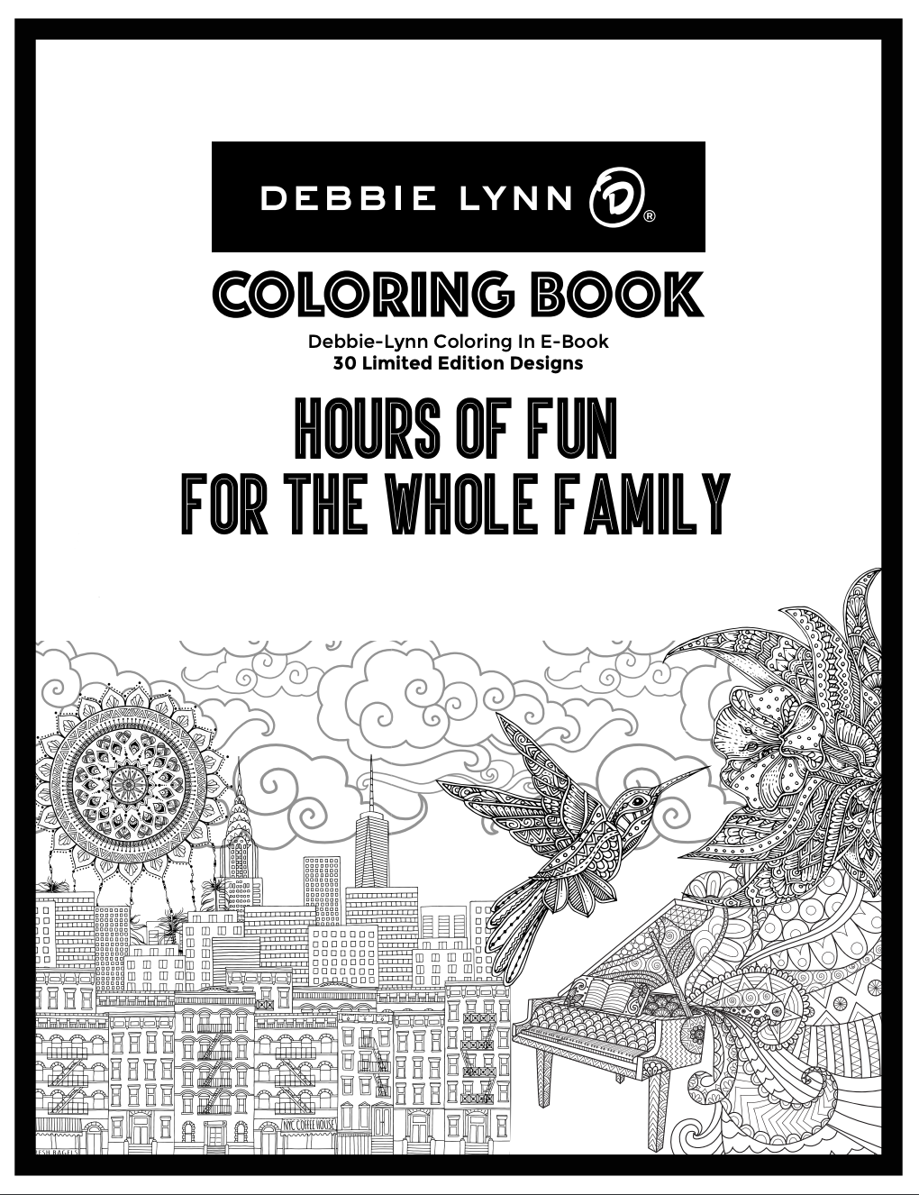 Debbie-Lynn Coloring E-Book 30 Limited Edition Designs