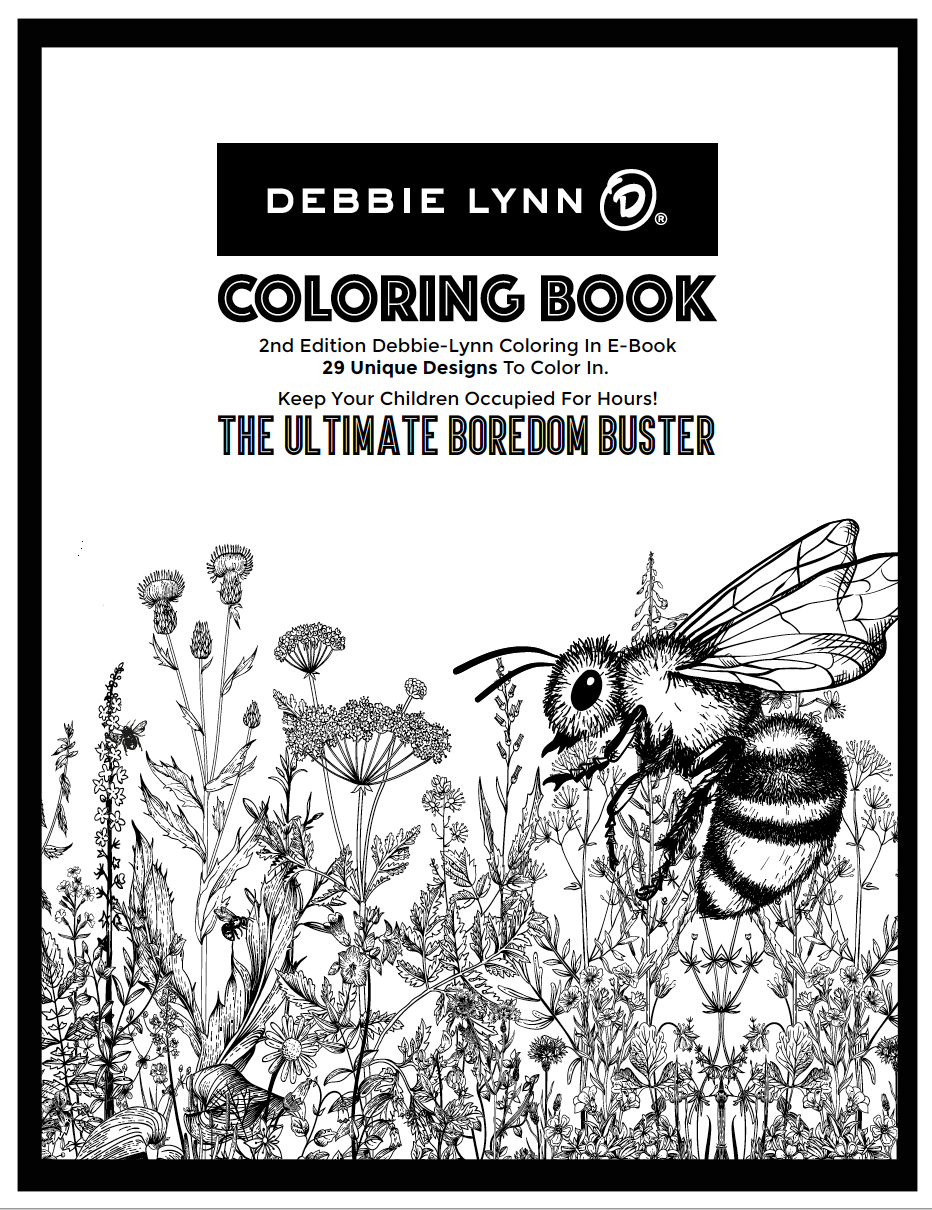 Debbie-Lynn 2nd Edition Coloring In E-Book - The Ultimate Boredom Buster