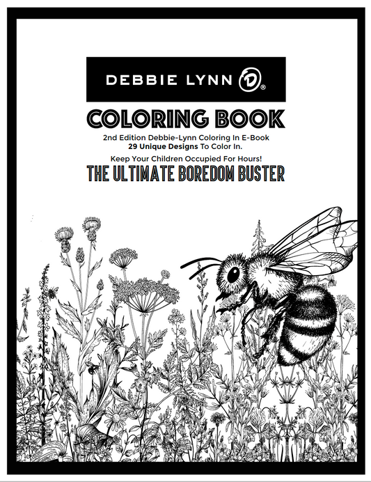 Debbie-Lynn 2nd Edition Coloring In E-Book - The Ultimate Boredom Buster